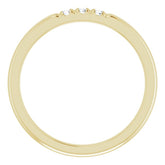 14K Yellow .08 CTW Natural Diamond Anniversary Band